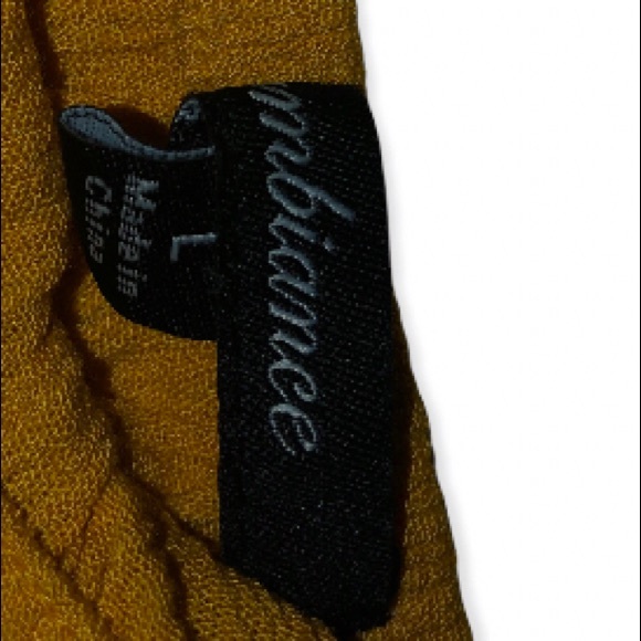 Lightweight ambiance mustard colour top boho - Picture 3 of 3